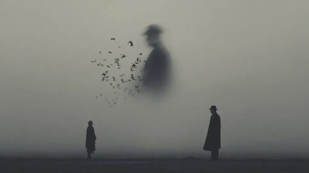 Conceptual image of  loss and lonliness