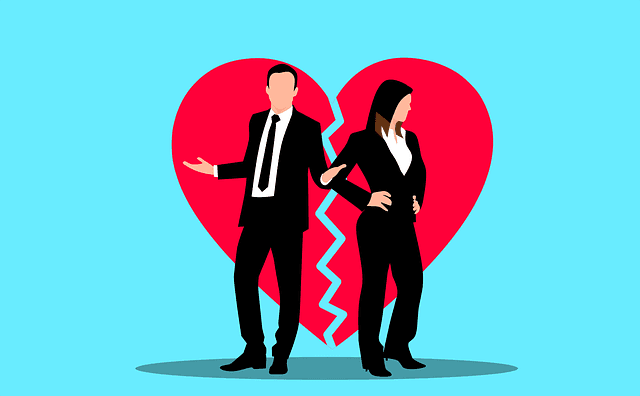 A quarreling Couple that is facing divorce issues